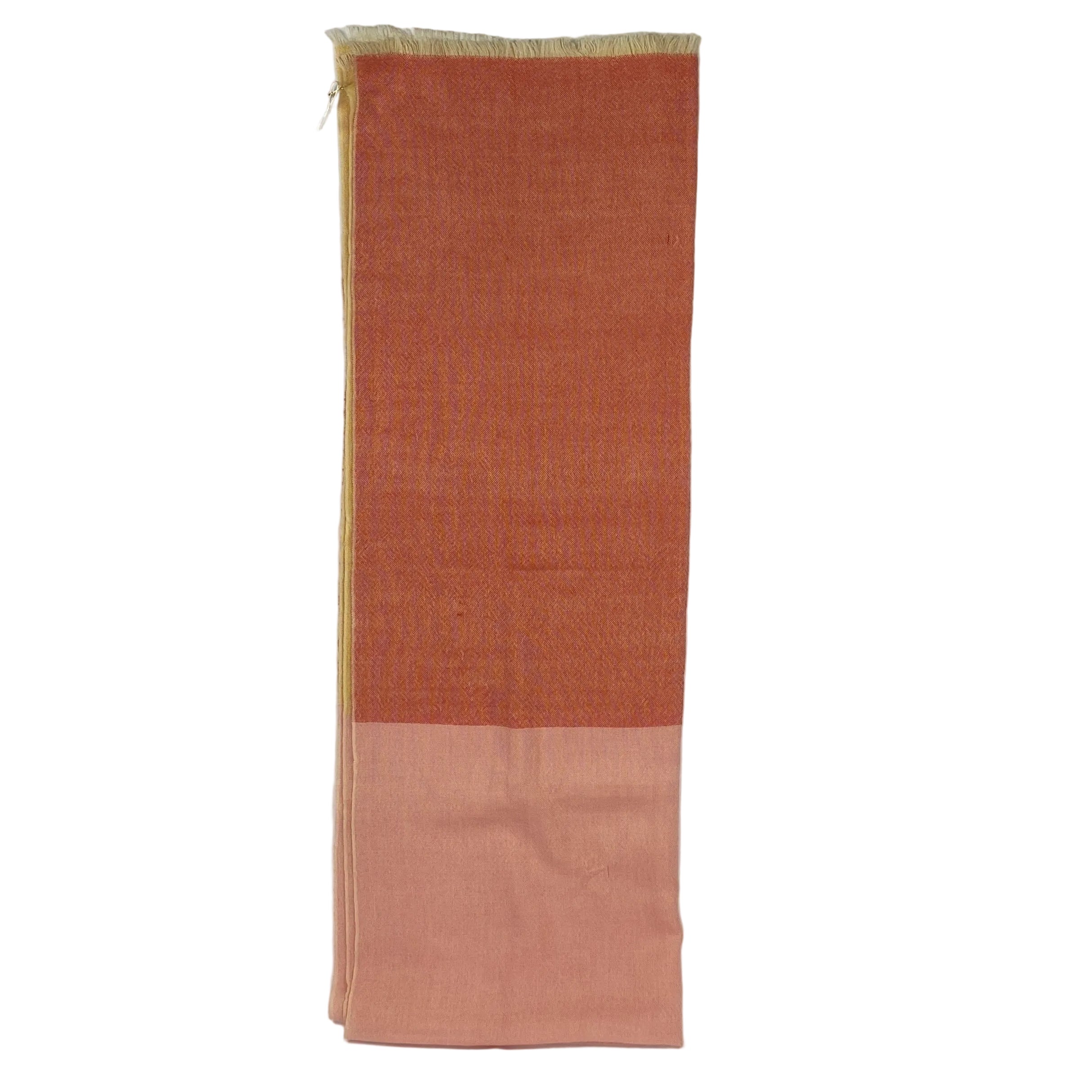 Loro Piana New £670 Pink & Orange Superfine Cashmere Scarf