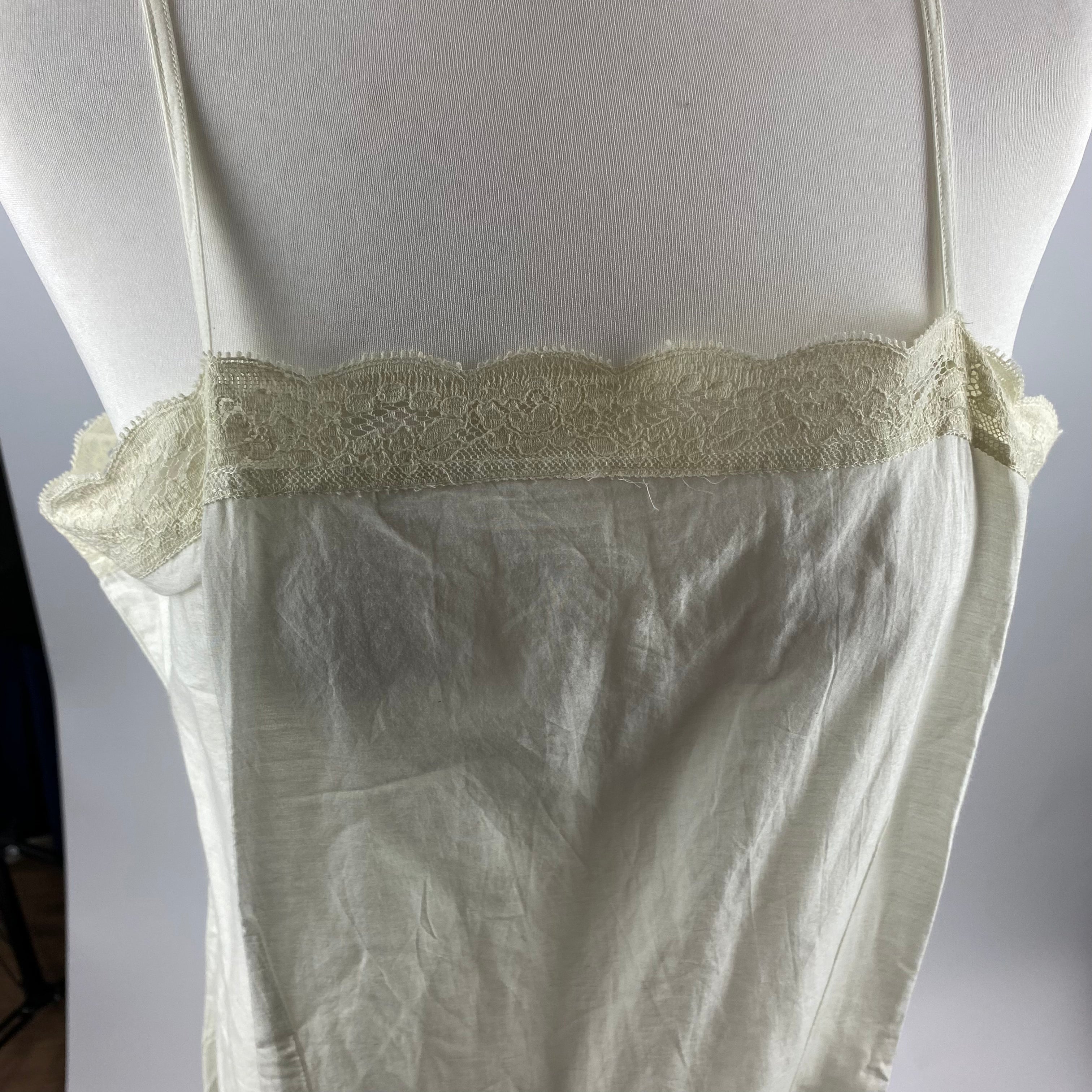 Pero £1200 Cream Ditzy Floral Silk & Cotton Maxi Dress S