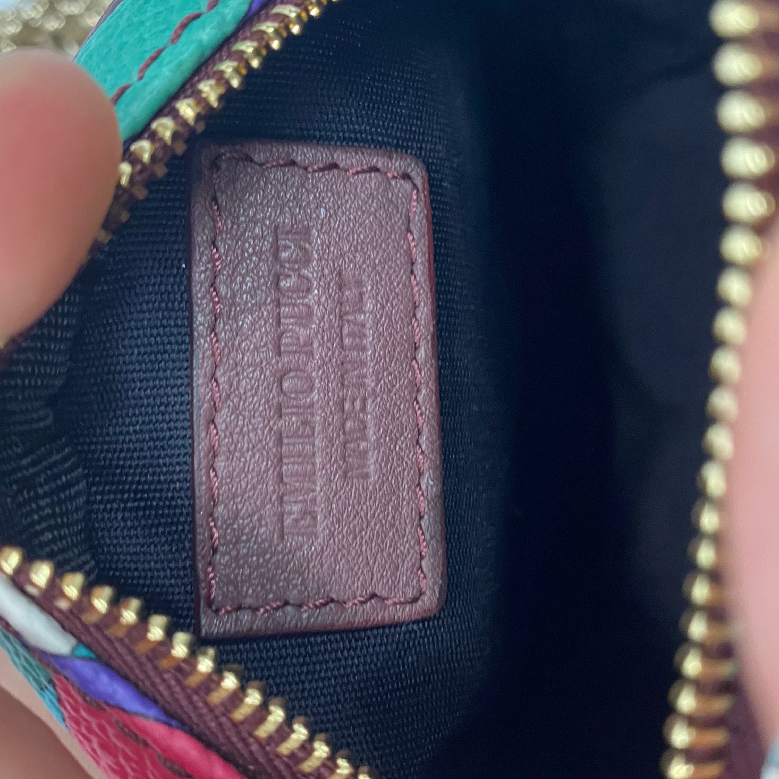 Emilio Pucci New Mint & Plum Circular Mini Bag