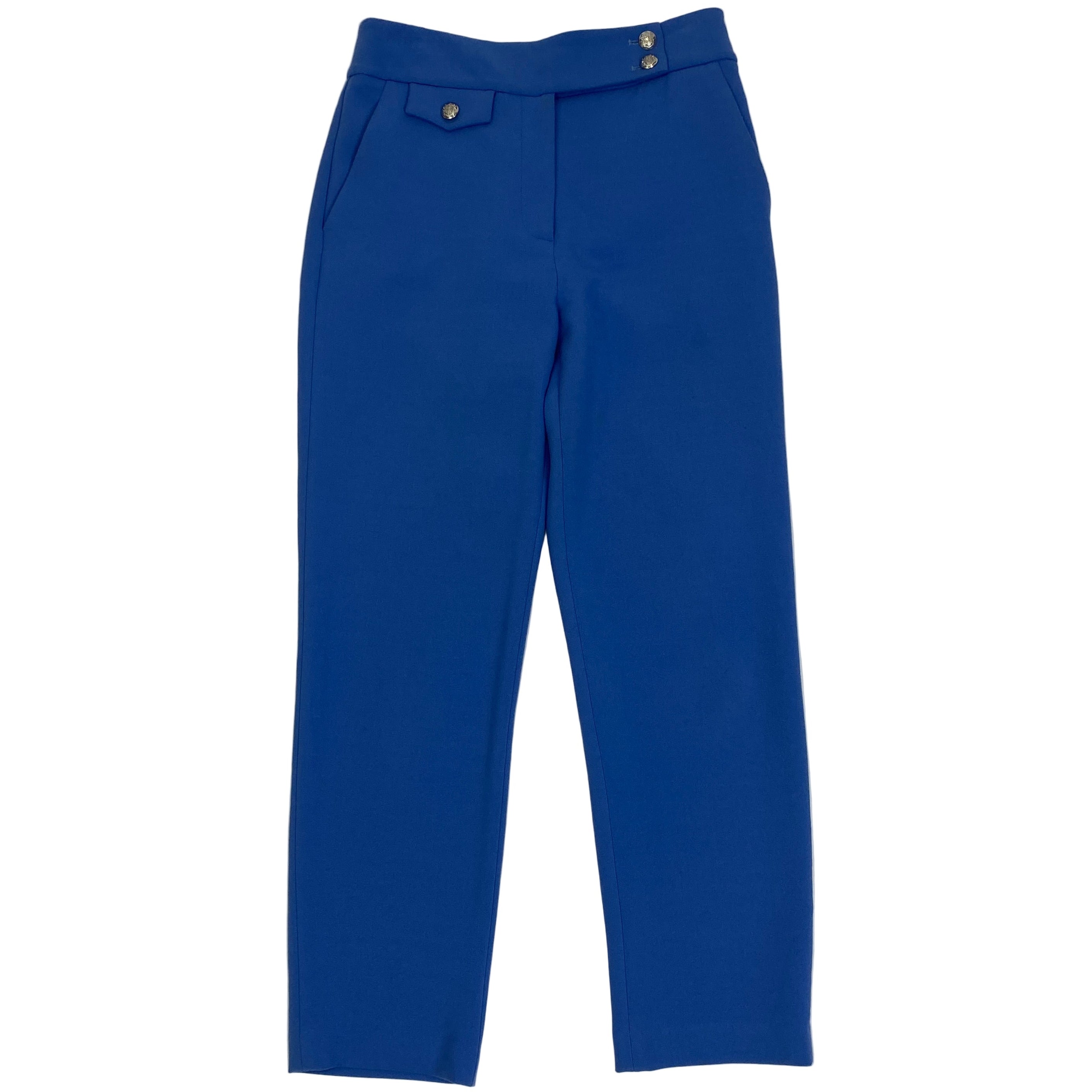 Veronica Beard Cobalt Renzo Crop Trousers S