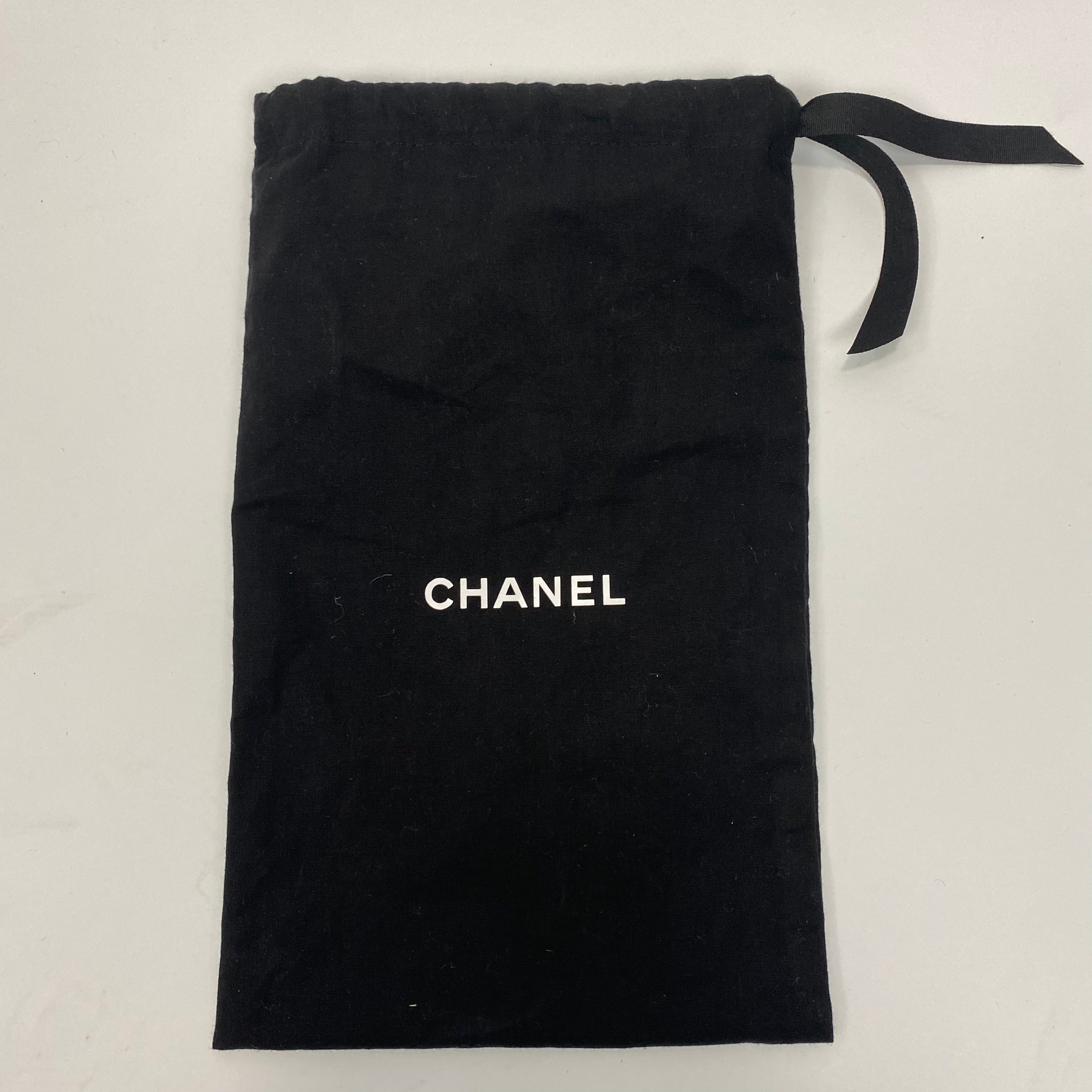 Chanel Black Leather Mary Jane Flats 36