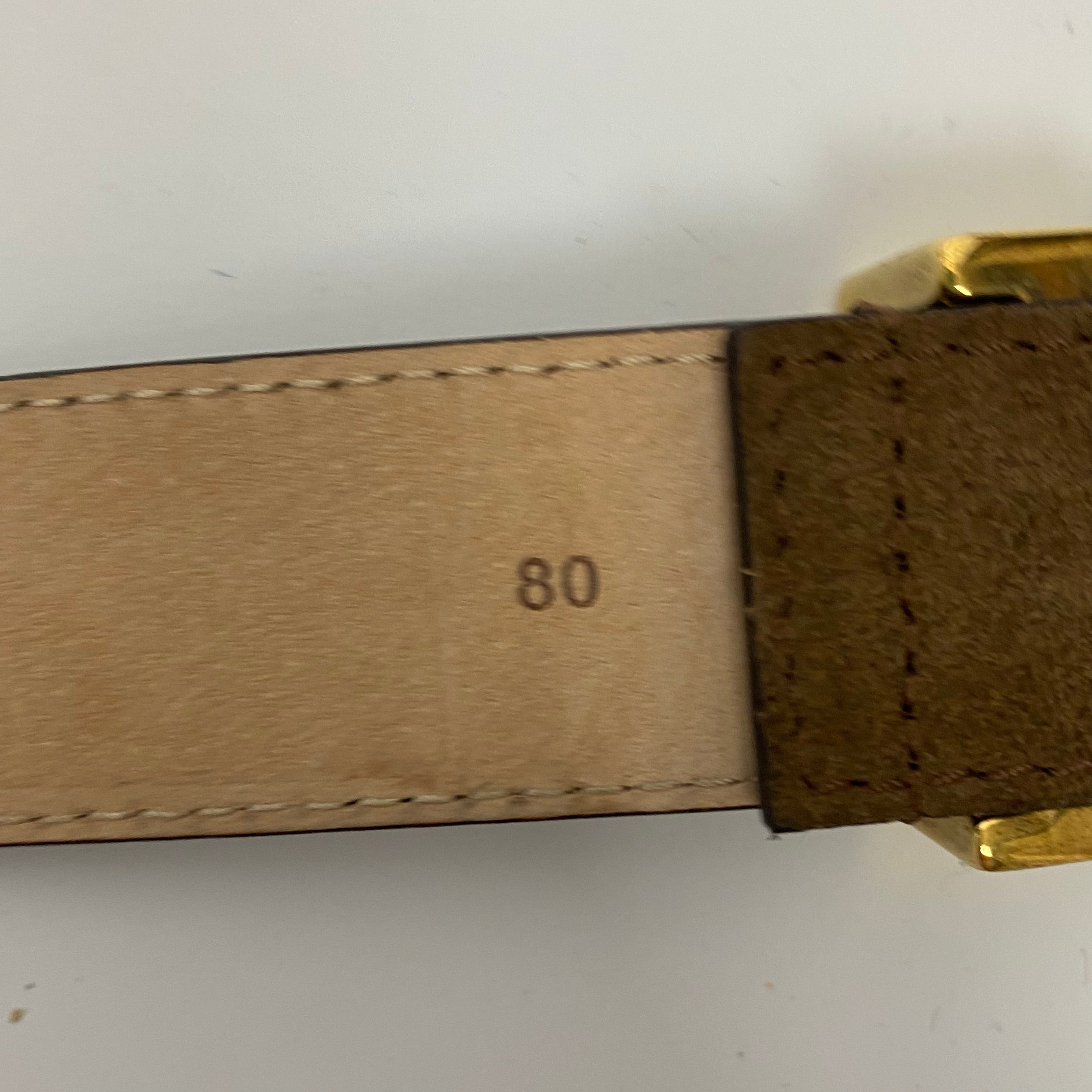 Khaite New £870 Lucca Brown Suede Belt 80cm