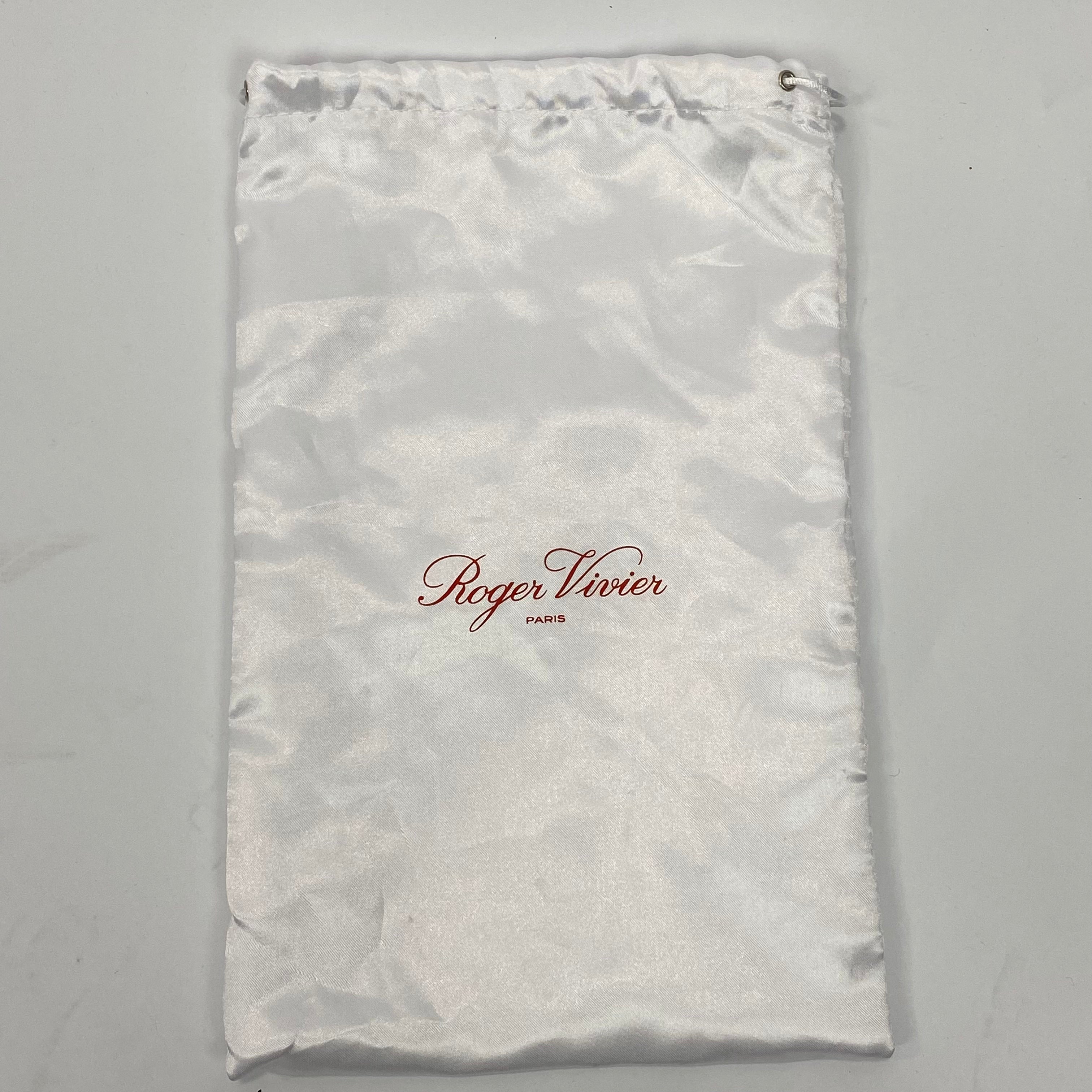 Roger Vivier New £740 Gommettine Net Slingback Flats 35.5