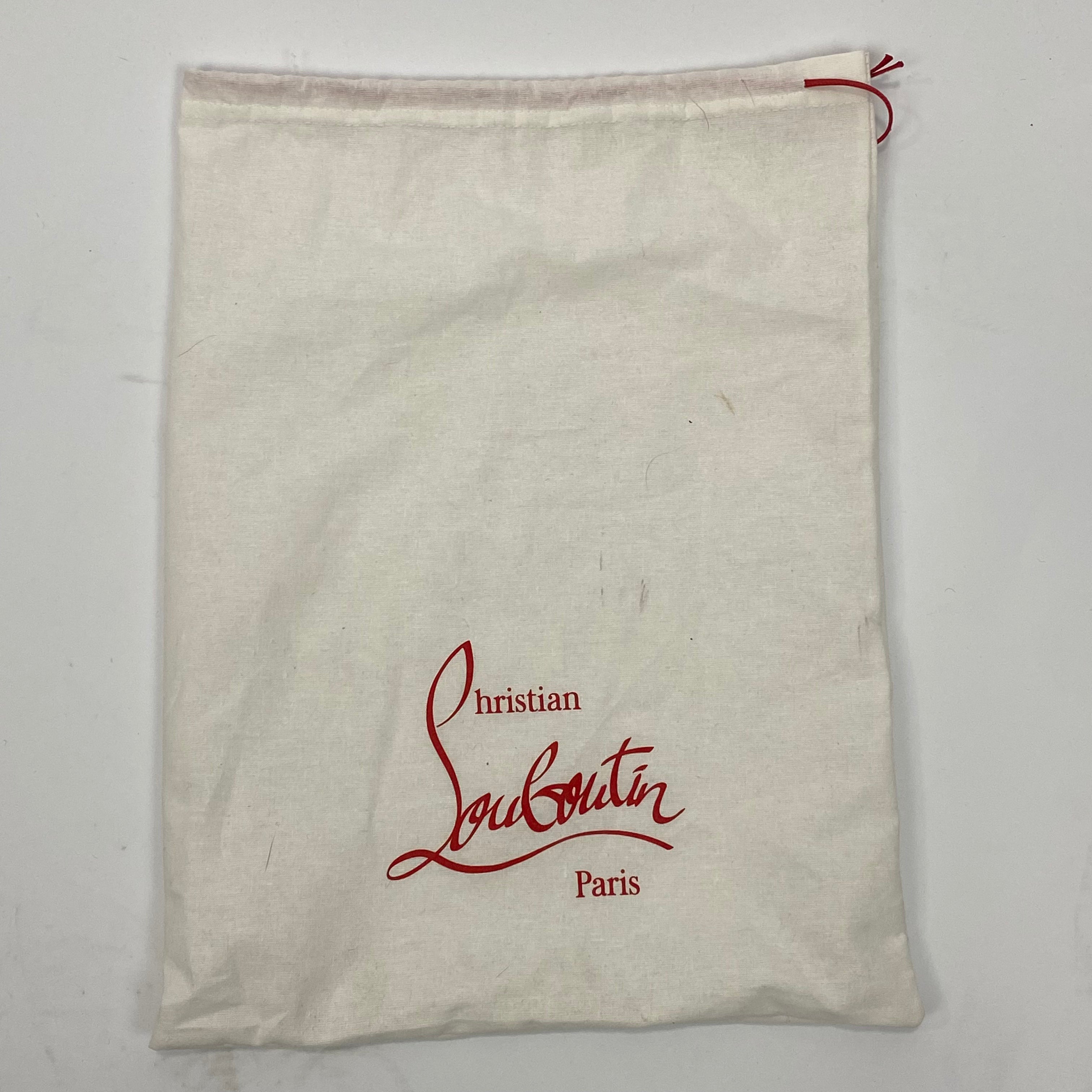 Christian Louboutin New £735 Mariza Zeppa Canvas Espadrille Sandals 35