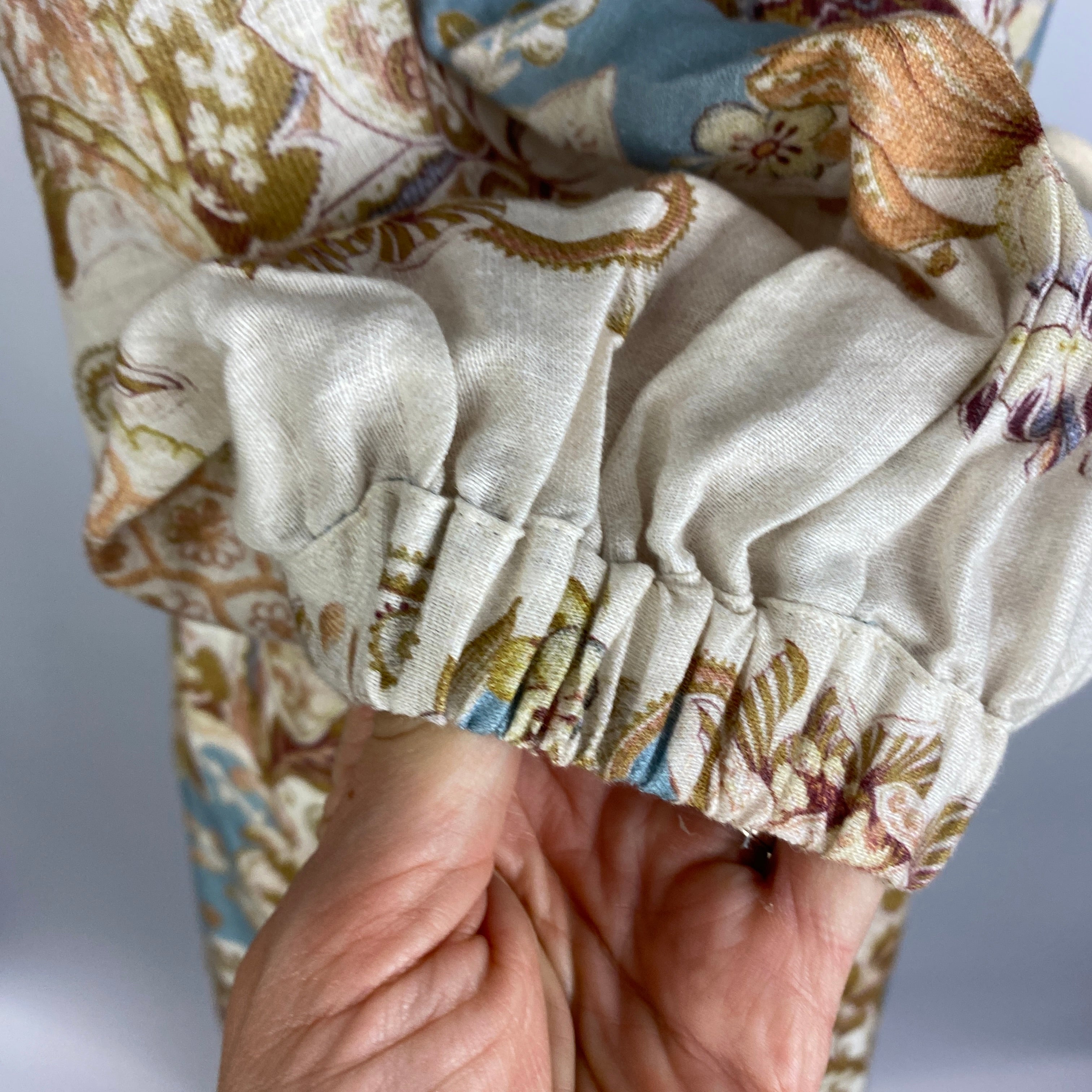 Alemais £475 Blue & Cream Blythe Linen Shirtdress XXS/XS/S