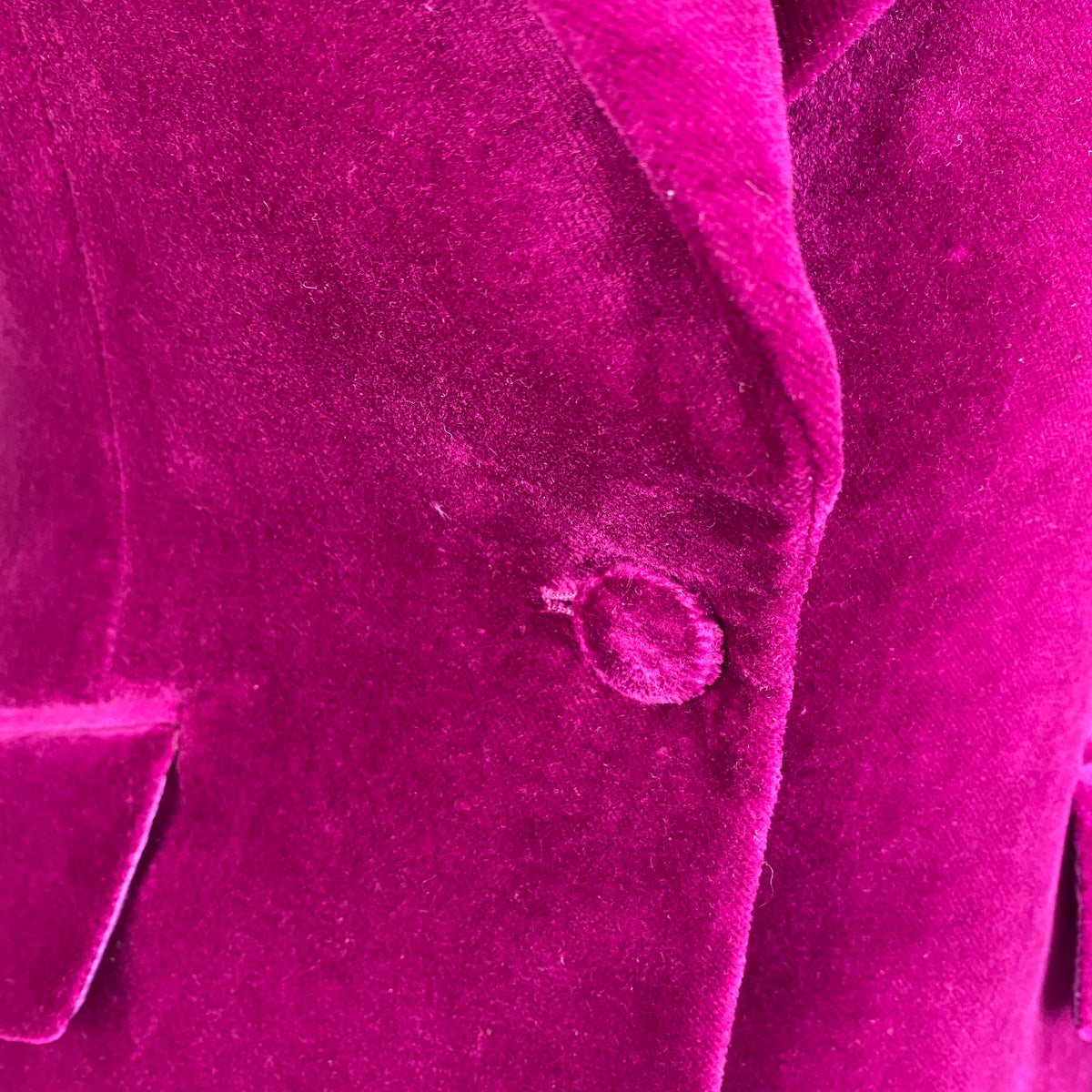Knatchbull £2000 Bespoke Magenta Velvet Blazer XS