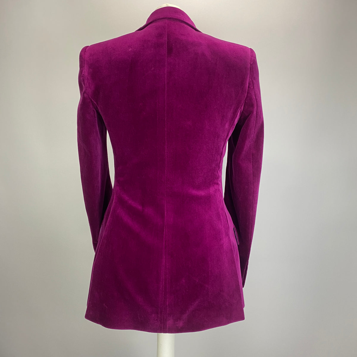 Knatchbull £2000 Bespoke Magenta Velvet Blazer XS