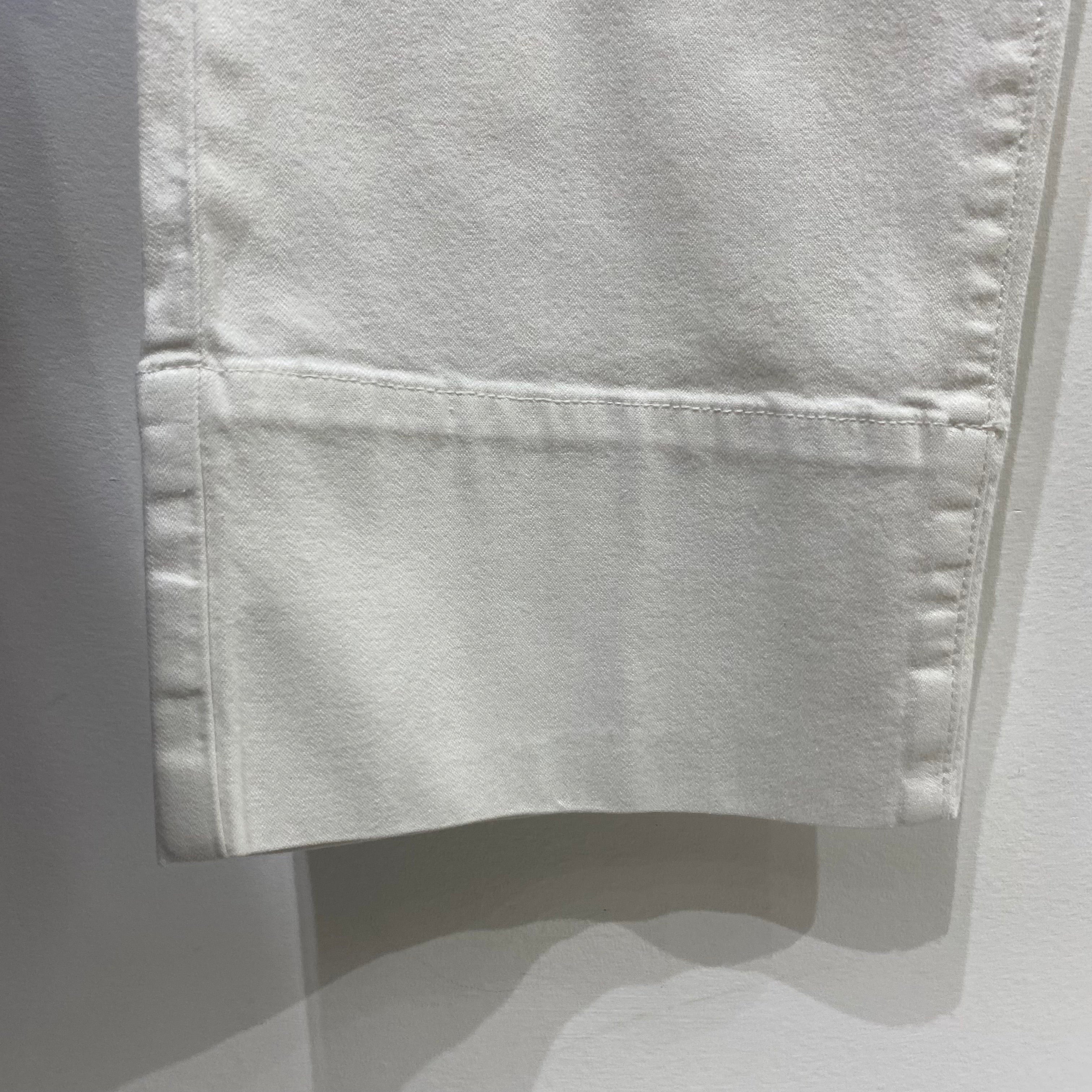 Loro Piana White Crop Jeans L