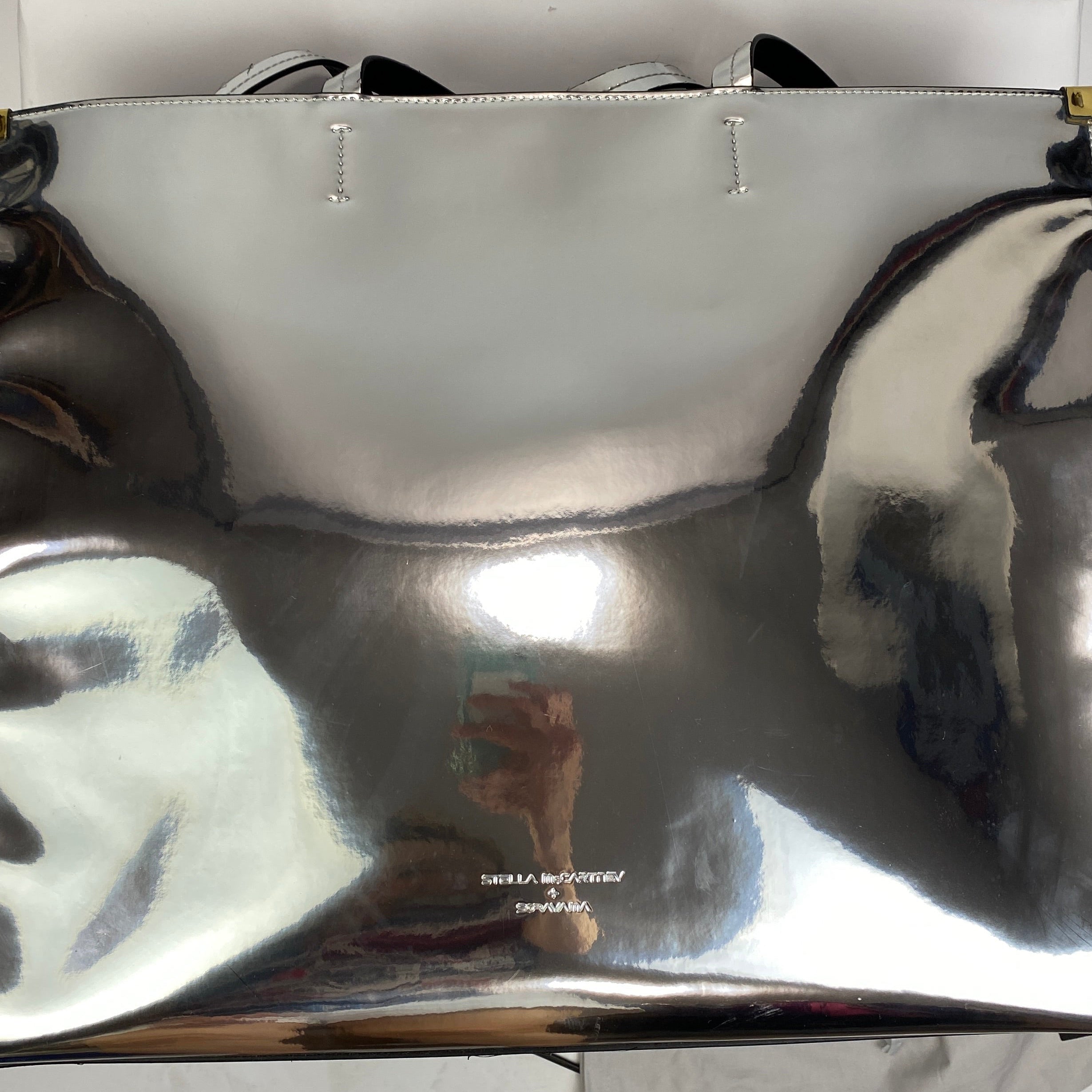 Stella McCartney X Sorayama New £900 Sexy Robot Silver Tote Bag