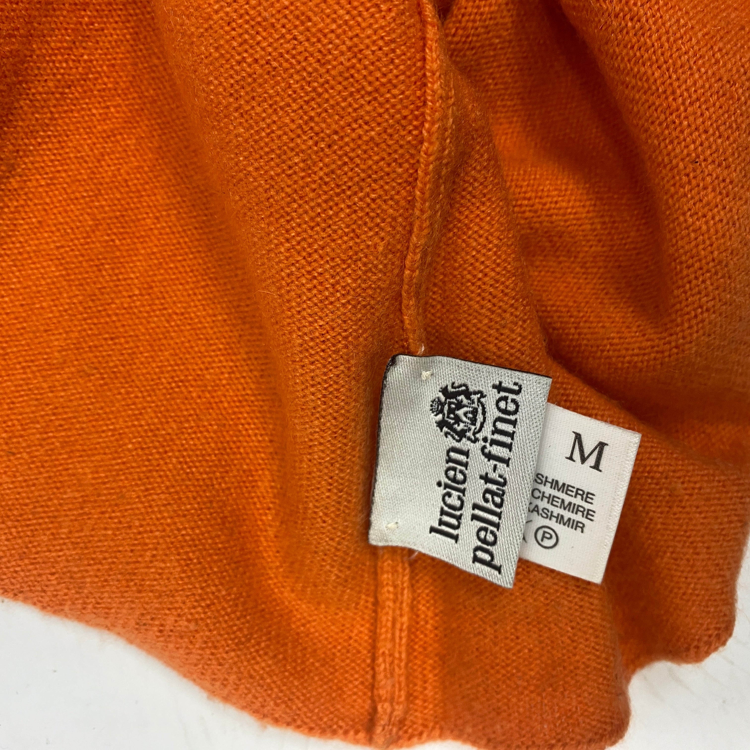 Lucien Pellat-Finet Orange Day of the Dead Cashmere Jumper M