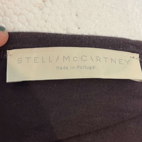 Stella McCartney Brown & Cream Horse Print Tee Shirt M
