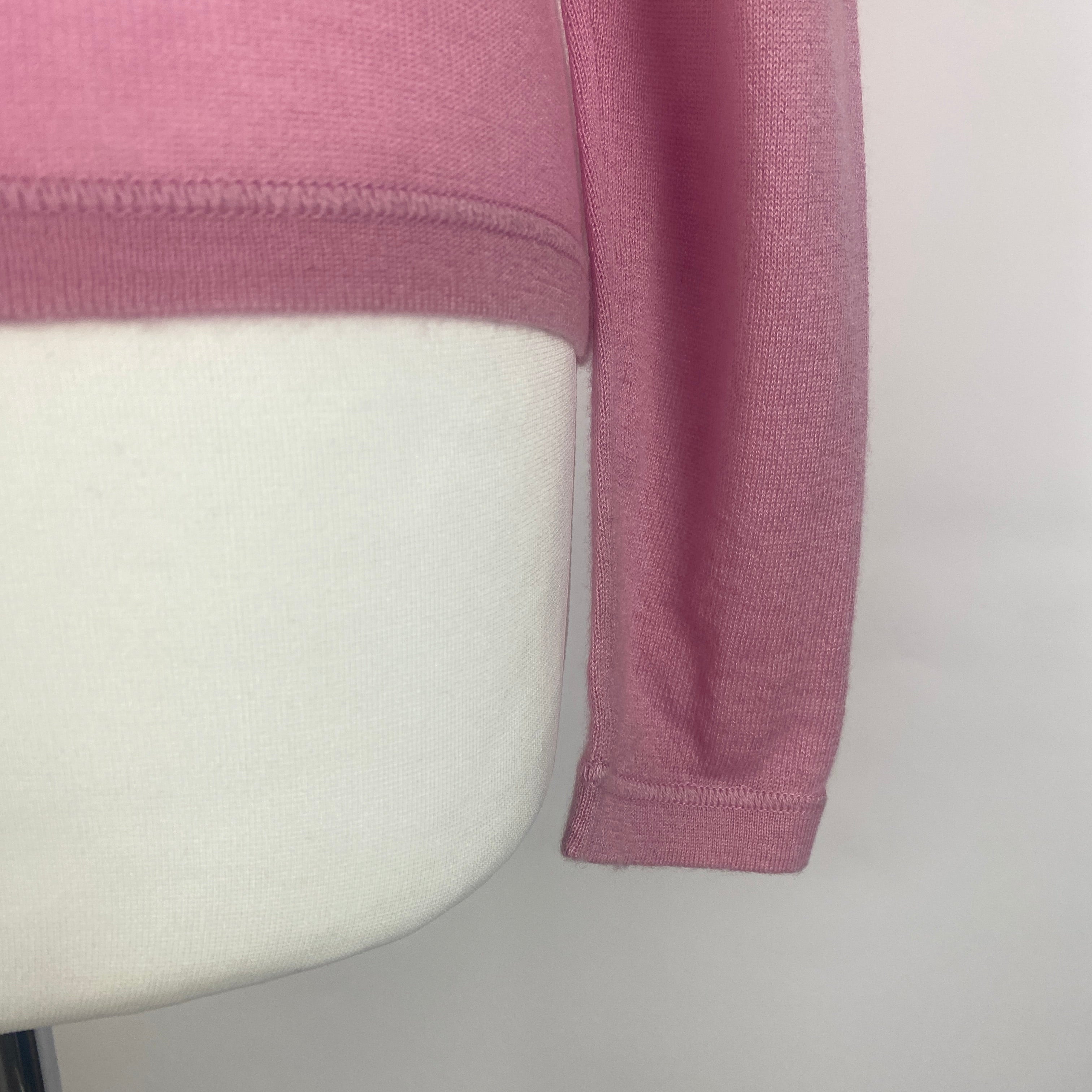 Loro Piana Sorbet Pink Cashmere Sweater XS/S