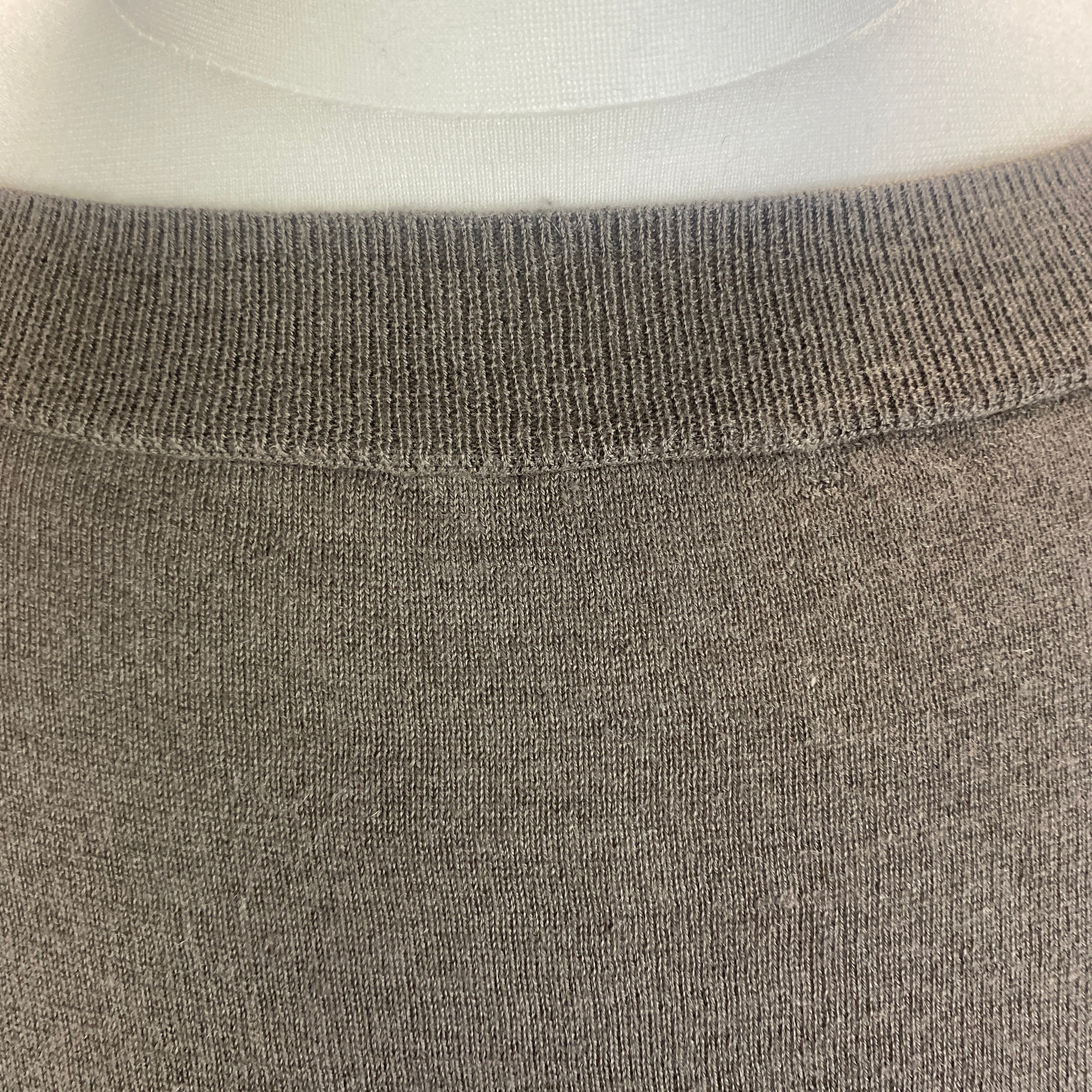 Snobby Sheep Milano Grey Silk & Cashmere Tunic L