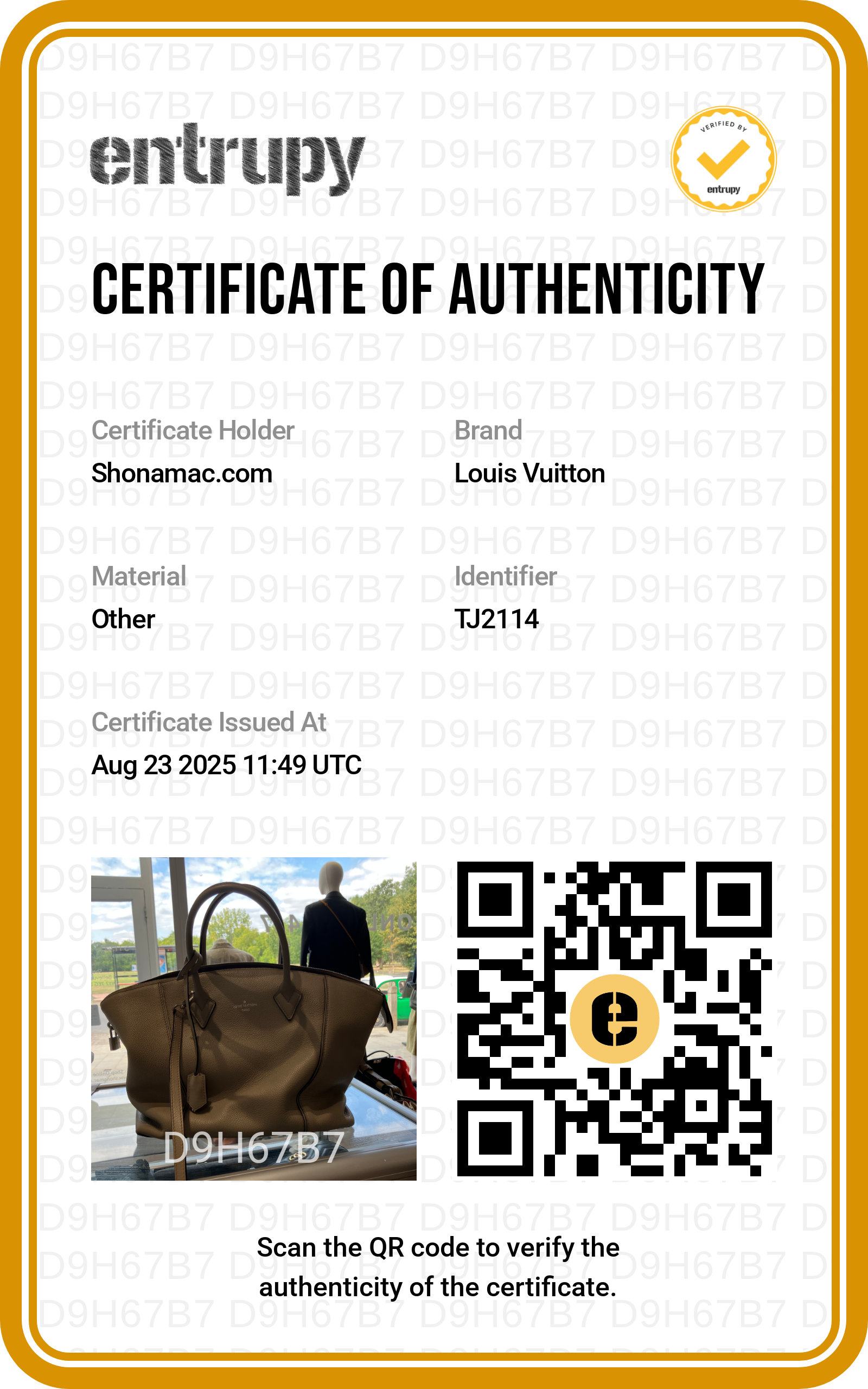 Louis Vuitton £2988 Putty Pebbled Calfskin Lockit MM Handbag