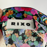 Rixo £343  Black & Fuchsia Floral Cherie Maxi Dress XS