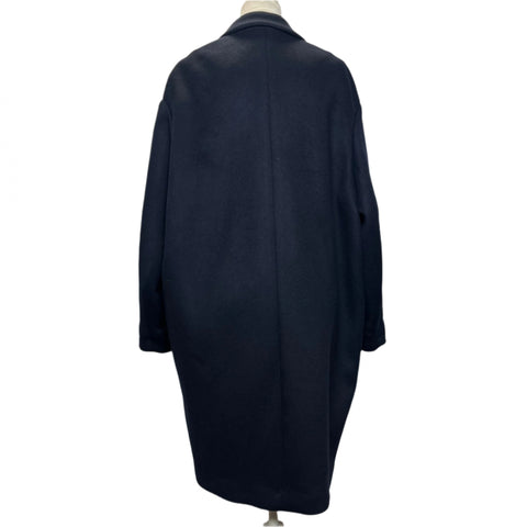 Isabel Marant Navy Wool & Cashmere Cocoon Coat M