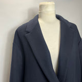 Isabel Marant Navy Wool & Cashmere Cocoon Coat M