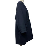 Isabel Marant Navy Wool & Cashmere Cocoon Coat M