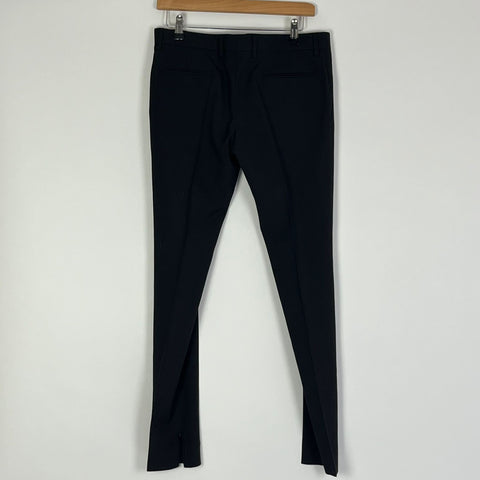 Saint Laurent Black Black Wool Tapered Pants XS