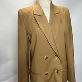 Gestuz Camel Structured Blazer XXS/XS/S