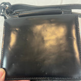 Acne Studios Black Glossy Small Laurie Crossbody Bag