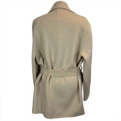 Joseph £855 Cream Double Faced Cashmere Mix Cenda Coat XXS/XS