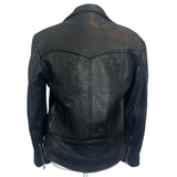 Raey Brand New Black Leather Classic Biker Jacket XS