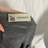 Colombo Brand New Grey Superfine Cashmere & Silk Sweater M/L