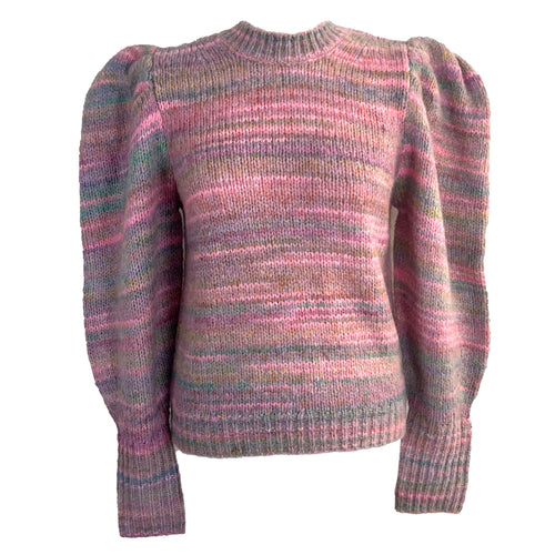 Loveshack Fancy £279 Shades of Pink Knitted Sweater S