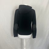 Prada Vintage Black Polyester Fleece Sports Hoodie XS/S/M