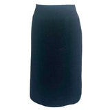 Chanel Classic Black Boucle Wool Pencil Skirt XXS