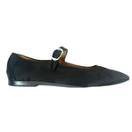 Le Monde Beryl £395 Black Silk Maryjane Flats 41