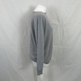 Fabiliana Filippi Pearl Grey S Initial Cashmere Sweater L