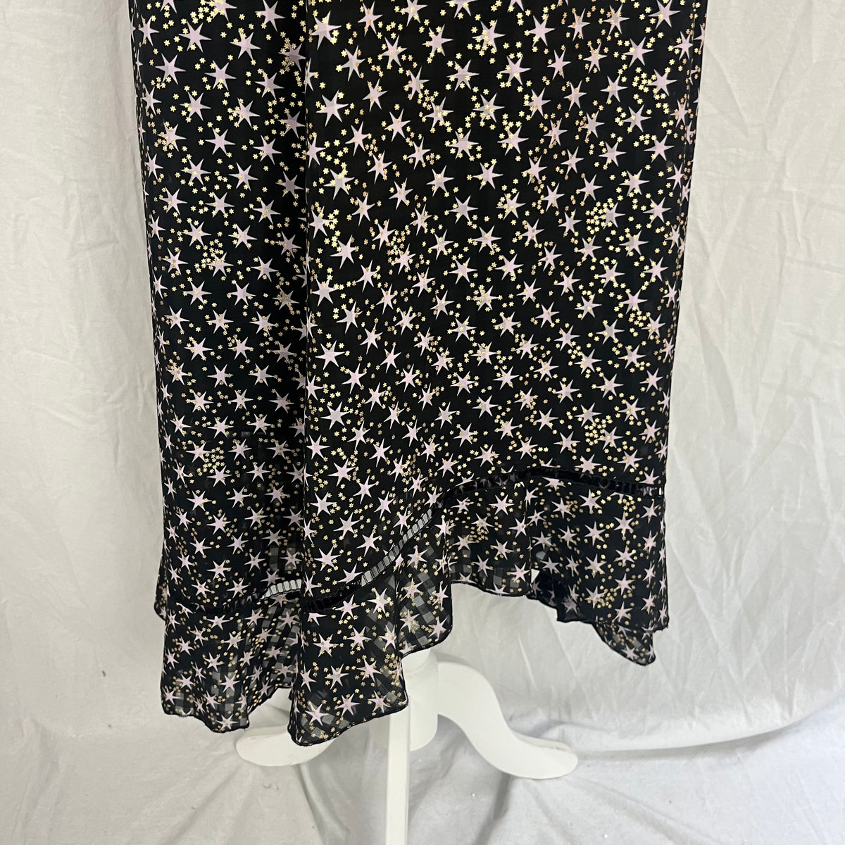 Stine Goya Black Star Print Skirt XS