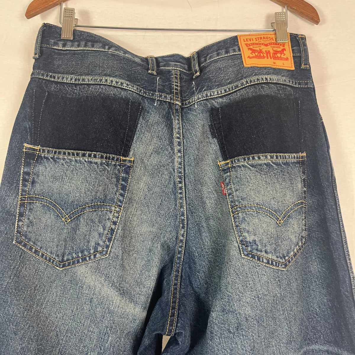 Junya Watanabe x Levis Brand New £425 Blue Whiskered Jeans L