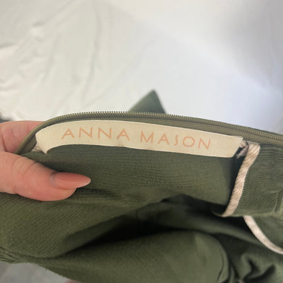 Anna Mason Olive Corduroy Maxi Dress S