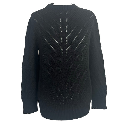 Aiayu £300 Black Bolivian Baby Lama Wool Sweater M