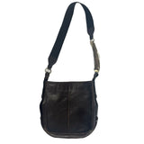 Yves Saint Laurent Chocolate Leather Mombassa Messenger Bag