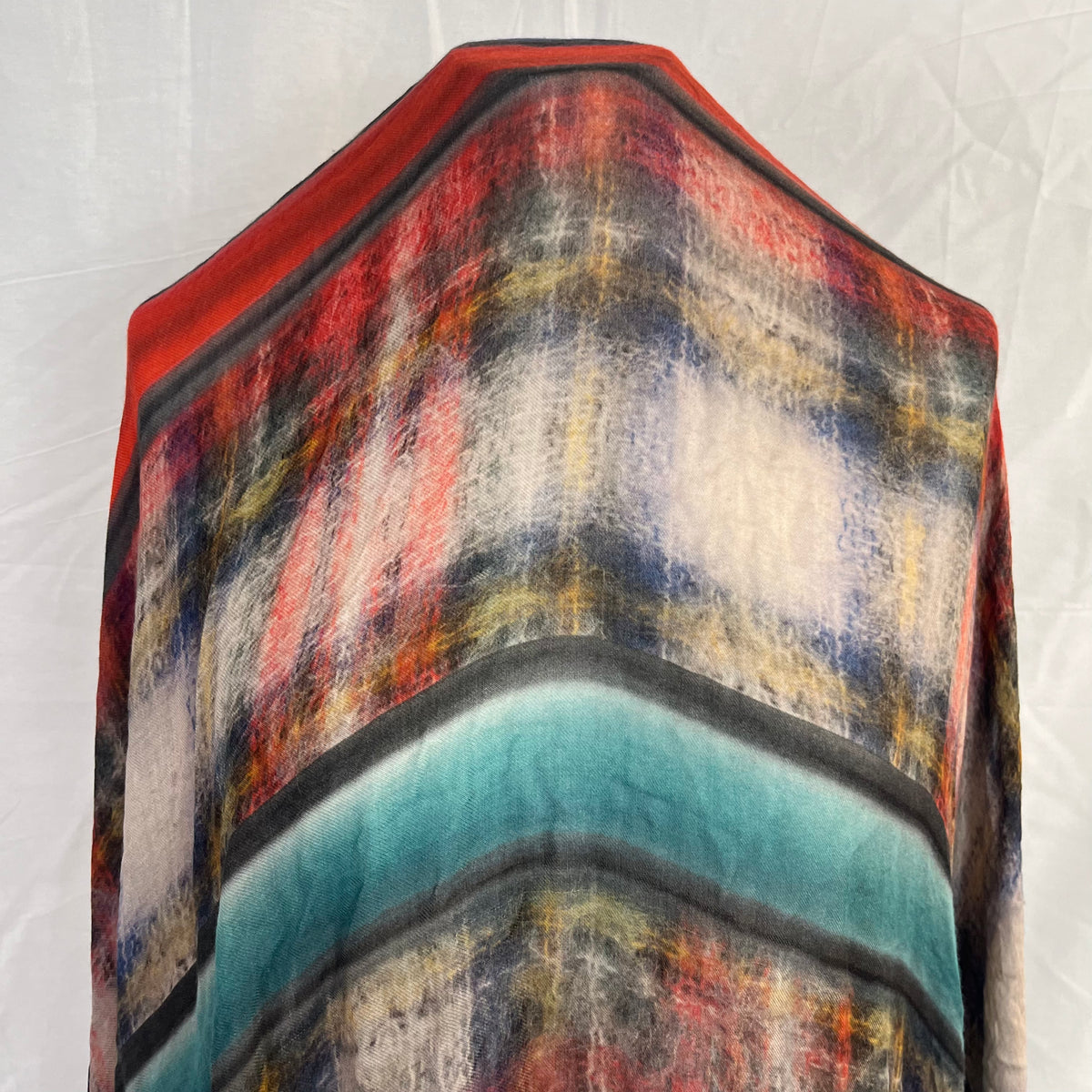 Faliero Sarti Superfine Cashmere & Modal Print Large Scarf