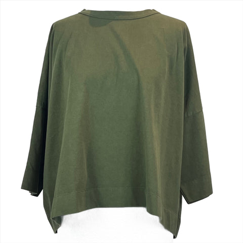 Masscob Olive Lightweight Boxy Oversize SweatshirtXS/S/M/L/XL
