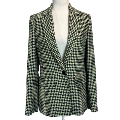 Me&Em Ivy & Cream Houndstooth Check Jacket XS