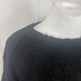 Dries Van Noten Black Alpaca & Wool Fluffy Sweater M