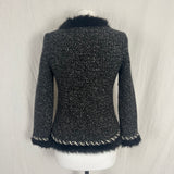 Jonathan Simkhai Brand New £575 Vanilla Skyla Cashmere Mix Knit Dress S