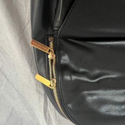 Stella McCartney Black Vegan Leather Beckett Backpack