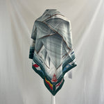 Hermes Ivy & Grey Vent Portant Large Silk Scarf