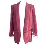 Zadig & Voltaire £465 Pink Verdun Crepe Jacket M