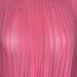 Rowen Rose Brand New £1720 Pink Pleated Georgette Maxi Dress XS