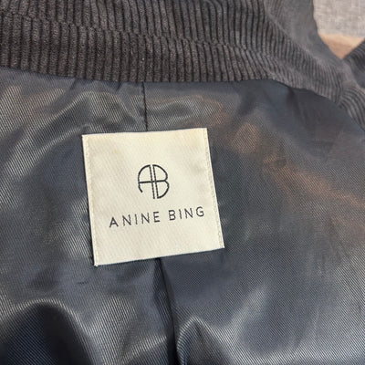 Anine Bing Navy Corduroy Jacket XS