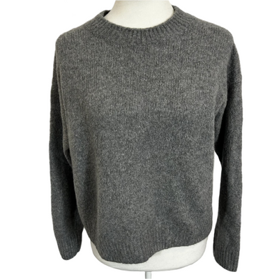 Masscob Mid Grey Wool & Cashmere Knit Sweater S