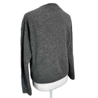 Masscob Mid Grey Wool & Cashmere Knit Sweater S